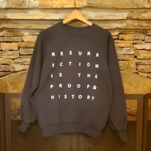Sweatshirt with Printed Design